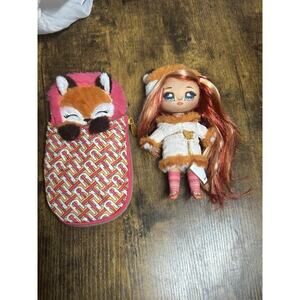 Na Na Na Surprise Camping SIERRA FOXTAIL Orange Fox Doll Dress Incomplete 8"